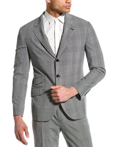 Shop Brunello Cucinelli 2pc Wool-blend Suit In Blue