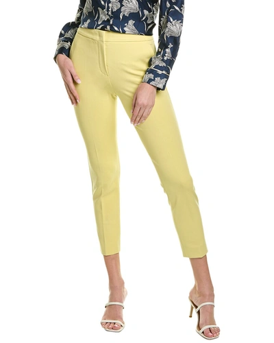 Shop Max Mara Pegno Jersey Trouser In Yellow
