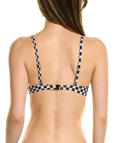 Shop Solid & Striped The Eva Bikini Top In Black