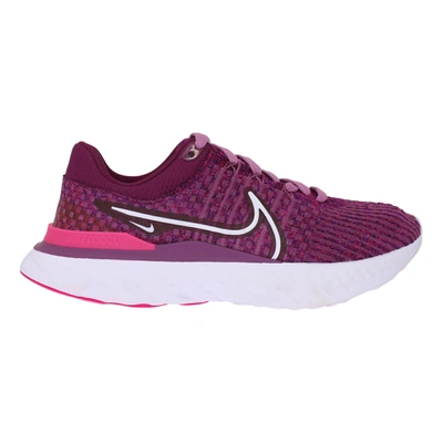Shop Nike React Infinity Run Fk 3 Bordeaux/pink-white  Dd3024-500 Women's In Purple