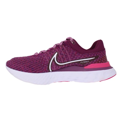 Shop Nike React Infinity Run Fk 3 Bordeaux/pink-white  Dd3024-500 Women's In Purple