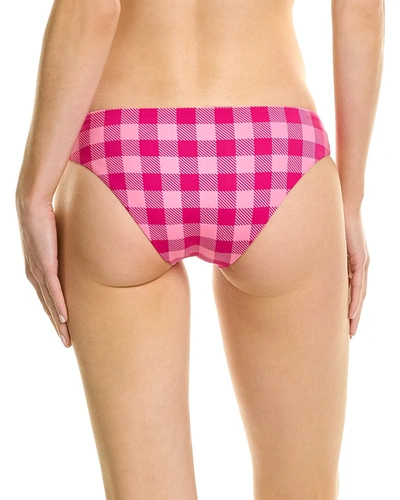 Shop Solid & Striped The Elle Reversible Bikini Bottom In Pink
