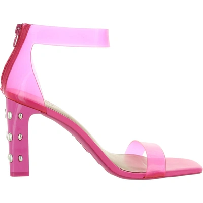 Inc Makenna 5 Womens Faux Eather Studded Ankle Strap In Multi