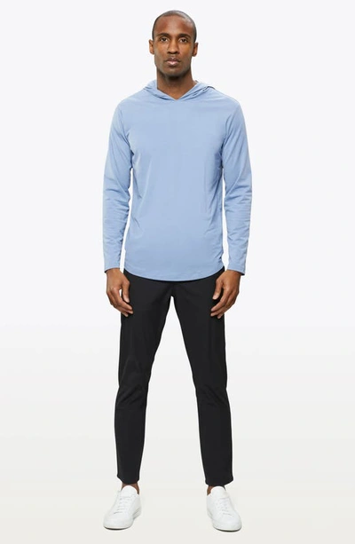 Shop Cuts Trim Fit Pullover Hoodie In Infinity Blue