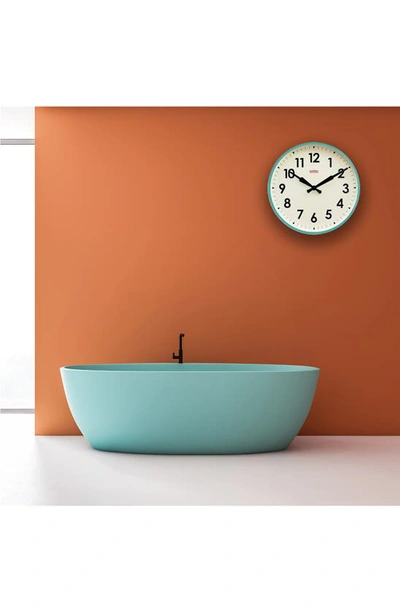 Shop Cloudnola Factory Wall Clock In Turquoise