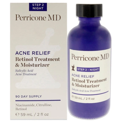 Shop Perricone Md Acne Relief Retinol Treatment And Moisturizer By  For Unisex - 2 oz Treatment In Purple