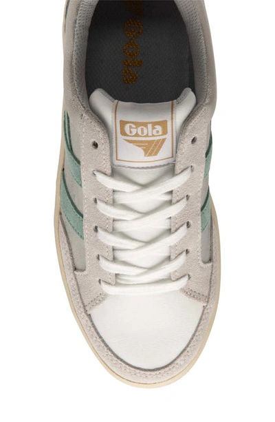 Shop Gola Super Slam Blaze Sneaker In Silver/ Green Mist/ Grey