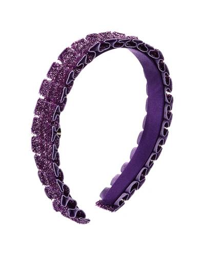 Shop Eugenia Kim Rafaela Headband In Purple