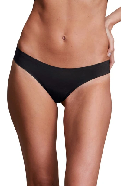 Shop Eby Assorted 3-pack Thongs In Black