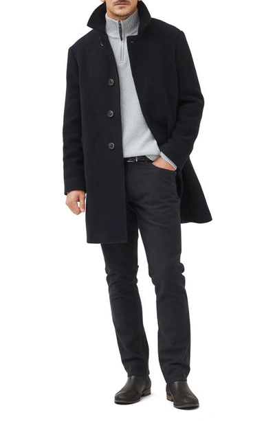 Rodd & Gunn Cashmere Merino Half-zip Sweater In Sky