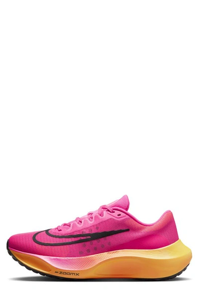 Shop Nike Zoom Fly 5 Road Running Shoe In Hyper Pink/ Laser Orange