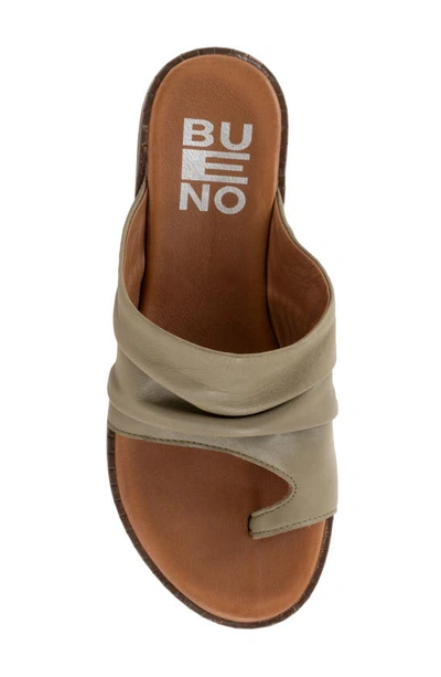 Shop Bueno Dani Toe Loop Sandal In Sage