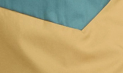 Shop Nike Dna Tie Waist Shorts In Mineral Teal/ Wheat Gold
