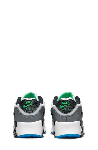 Shop Nike Kids' Air Max 90 Ltr Sneaker In White/ Stadium Green/ Platinum