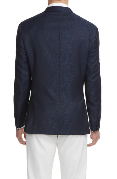 Shop Jack Victor Elwood Tuxedo Jacket In Blue