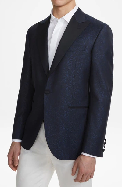 Jack Victor Elwood Tuxedo Jacket In Blue