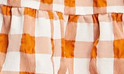 Shop Asos Design Shirred Maxi Sundress In Orange