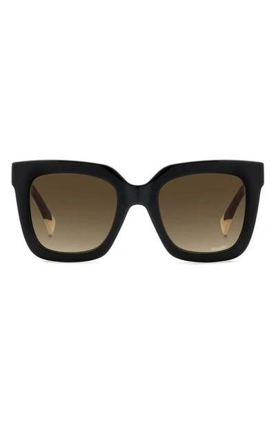 Shop Missoni 52mm Square Sunglasses In Black/ Brown Gradient