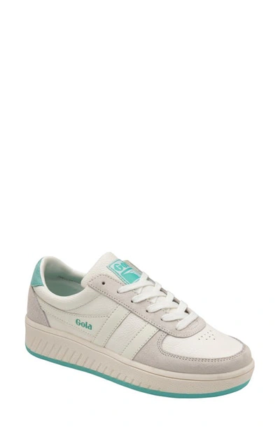 Shop Gola Grandslam 88 Sneaker In White/ White/ Aruba