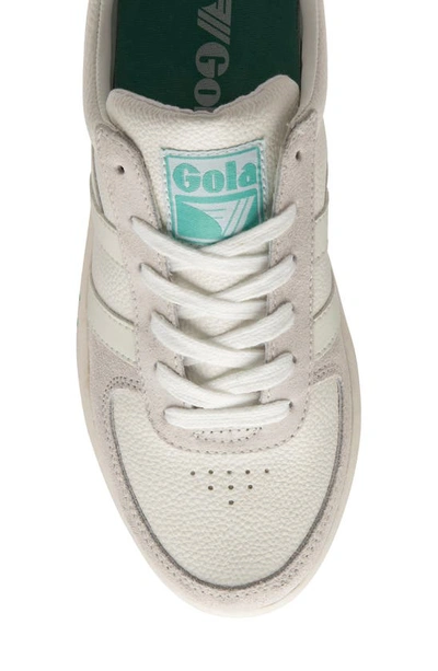 Shop Gola Grandslam 88 Sneaker In White/ White/ Aruba