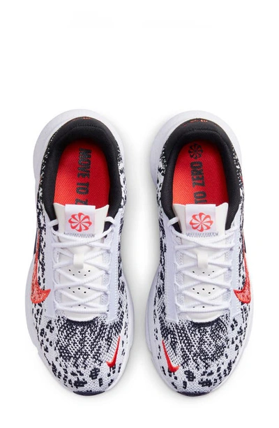 Shop Nike Superrep Go 3 Flyknit Running Shoe In White/ Red/ Black/ Grey