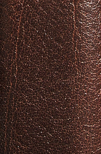 Shop Torino Burnished Leather Belt In Brown
