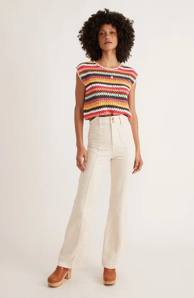 Shop Marine Layer Archive Flare Jeans In White