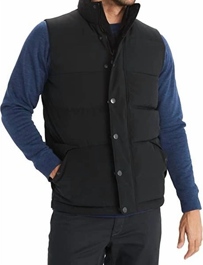 Shop Marmot Men Bedford Puffy Vest In Black