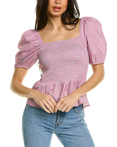 Shop French Connection Elao Artina Top In Pink