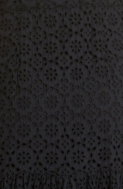 Veronica Beard Women's Aislin Eyelet Tiered Maxi Dress In Black