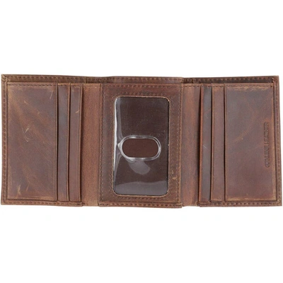 Shop Evergreen Enterprises Indianapolis Colts Leather Team Tri-fold Wallet In Brown