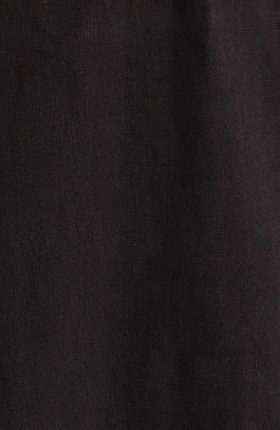 Bdg Urban Outfitters Drawstring Waist Linen Pants In Black