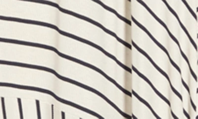 Go Couture Sleeveless Maxi Stripe Dress In White Colorblock