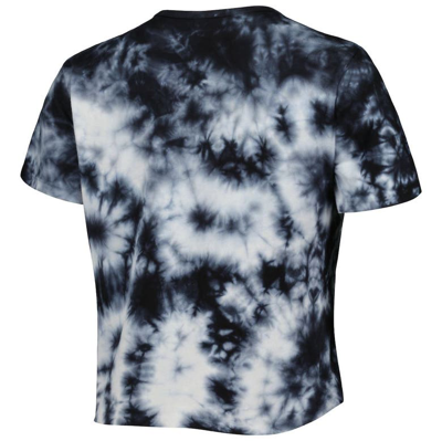 Shop Zoozatz Black Wisconsin Badgers Cloud-dye Cropped T-shirt