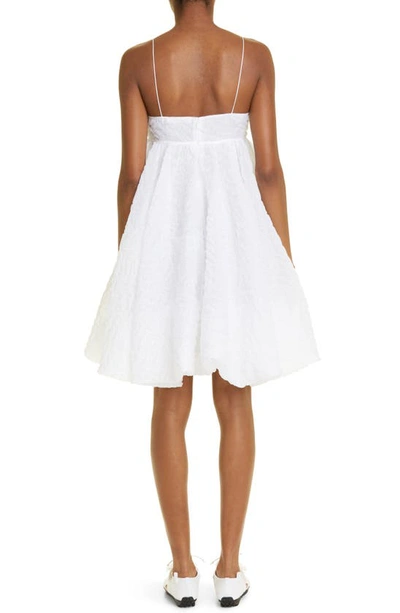 Shop Cecilie Bahnsen Sunni Nimbus Matelassé Dress In White