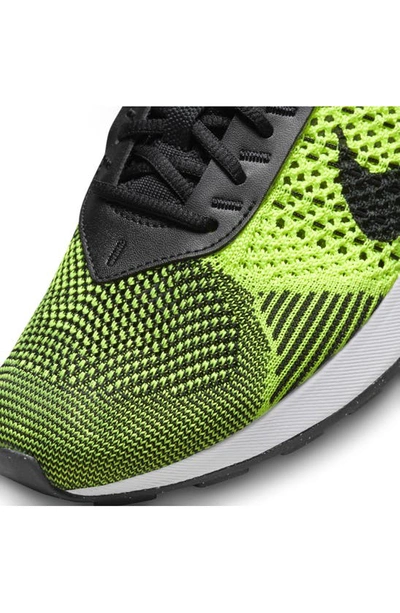 Shop Nike Air Max Flyknit Racer Sneaker In Volt/ White/ Sequoia/ Black