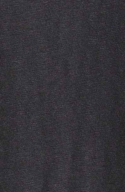 John Varvatos Arvon Cotton Snap-up Western Shirt In Mineral Blk