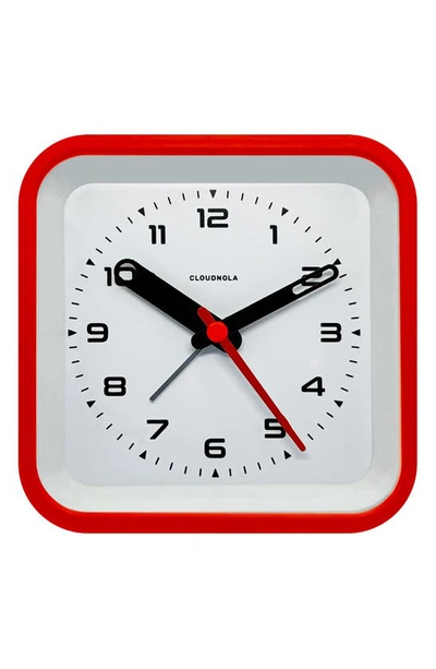 Shop Cloudnola Railway Alarm Clock In Red