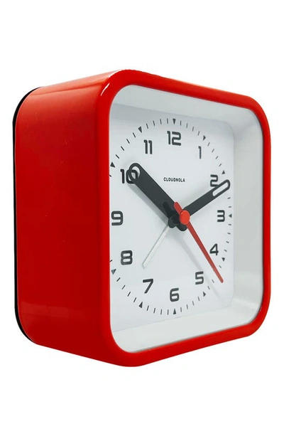 Cloudnola Railway Alarm Clock In Red