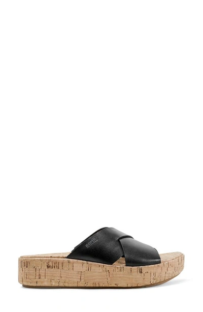 Shop Earth ® Scout Platform Slide Sandal In Black