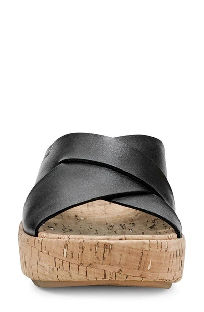 Shop Earth ® Scout Platform Slide Sandal In Black