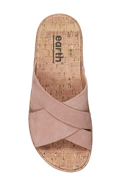 Shop Earth ® Scout Platform Slide Sandal In Light Pink