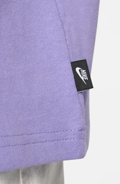 Shop Nike Premium Essential Cotton T-shirt In Space Purple