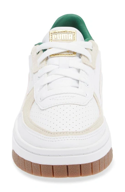 Shop Puma Cali Dream Preppy Platform Sneaker In  White-vine-pearl Pink