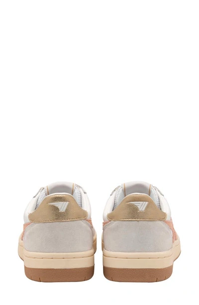 Shop Gola Hawk Sneaker In White/ Pearl Pink/ Gold