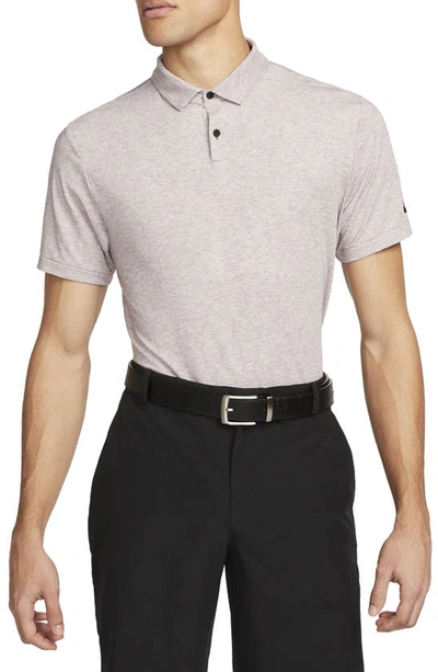 Shop Nike Dri-fit Tour Golf Polo In Plum Eclipse/ Black