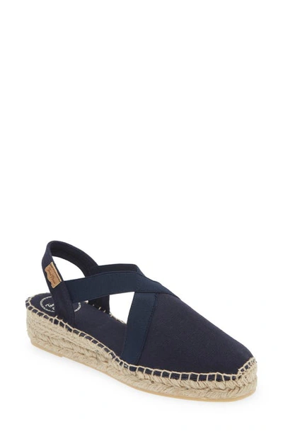 Shop Toni Pons Verona Wedge Espadrille In Mari/navy