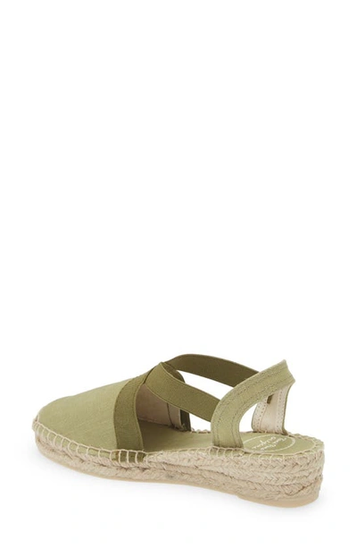 Toni Pons Verona Wedge Espadrille In Oliva/olive