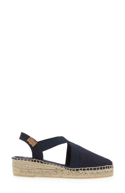 Toni Pons Verona Wedge Espadrille In Mari/navy