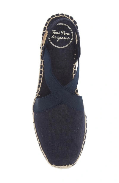 Toni Pons Verona Wedge Espadrille In Mari/navy